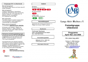 Deckblatt Uhlenhorst April bis Juni 2026