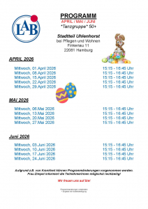 Uhlenhorst Programm April bis Juni 2026