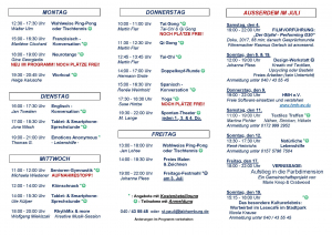 07 Juli 2026 Programm innen