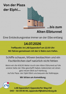 Ausflug Elphialter Elbtunnel Eppendorf