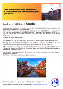 Stade September 2026 Plakat